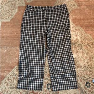 Zara Checked Business Pants